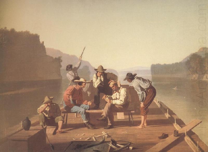 George Caleb Bingham Raftsmen Playing Cards china oil painting image